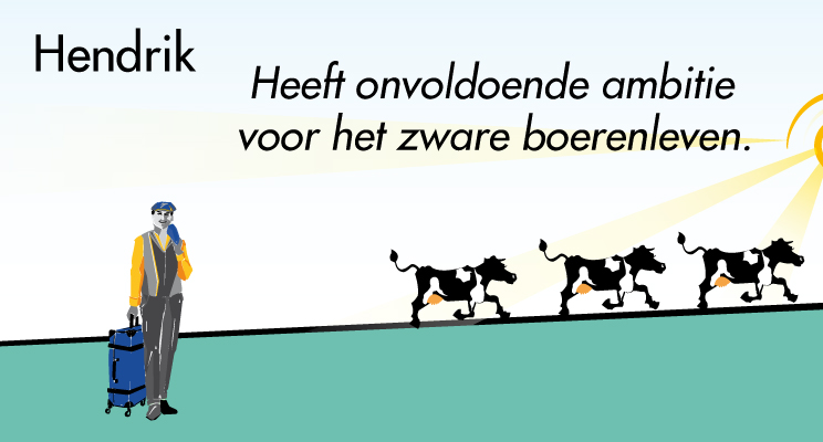 Hendrik weet niet of hij wel boer wil worden