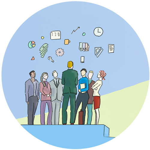 Direction Director of tasks, processes, people and business.