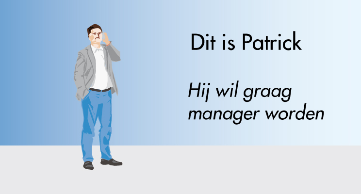 Hij wil graag afdeling manager worden